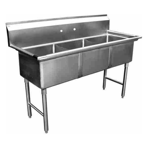 Three Compartments Sinks